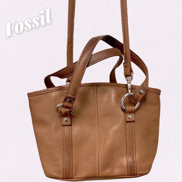 Fossil Handbags - Vintage Fossil Leather Crossbody or Handbag